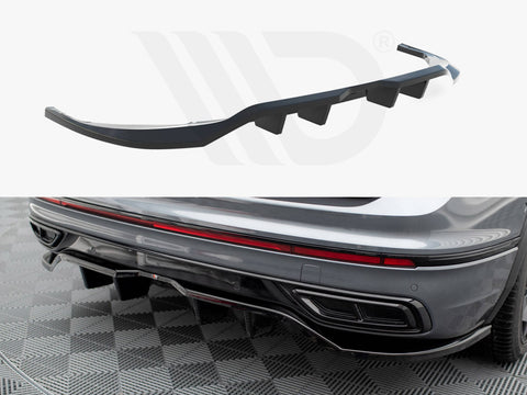 Volkswagen Tiguan Allspace R-Line Mk2 Facelift Rear Splitter (Vertical Bars) - Maxton Design
