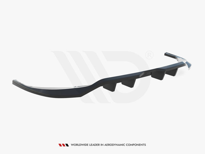 Volkswagen Tiguan Allspace R-Line Mk2 Facelift Rear Splitter (Vertical Bars) - Maxton Design