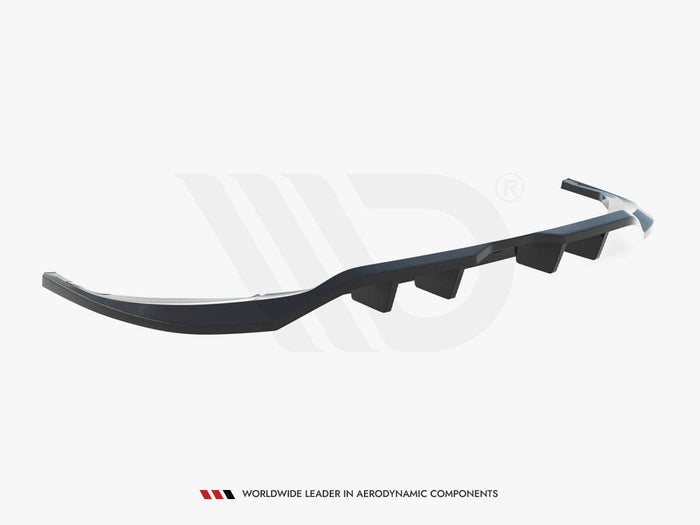 Maxton Design - Rear Splitter (Vertical Bars) Volkswagen Tiguan Allspace R-Line Mk2 Facelift