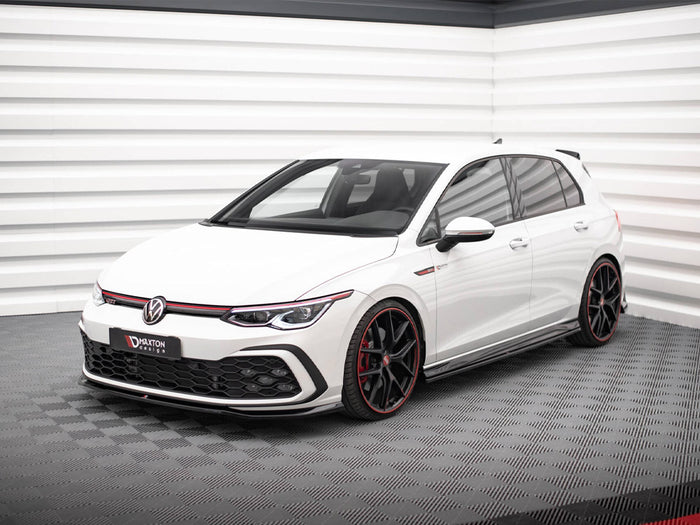 Volkswagen Golf GTI / GTE / R-Line Mk8 Front Splitter V.7 - Maxton Design