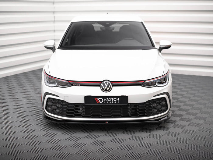 Volkswagen Golf GTI / GTE / R-Line Mk8 Front Splitter V.7 - Maxton Design
