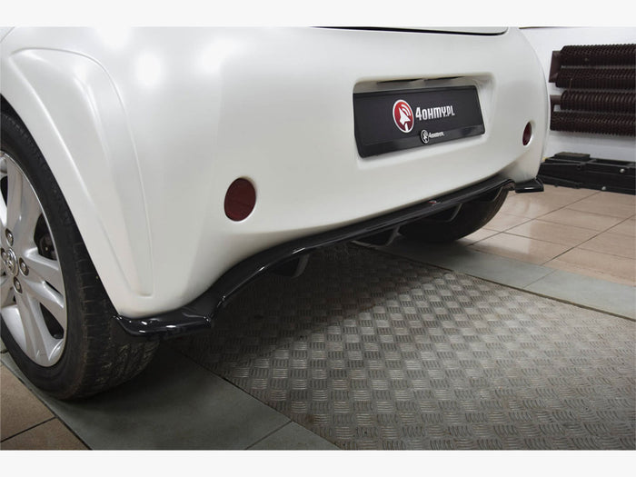 Toyota IQ Central Rear Splitter (Vertical Bars) - Maxton Design