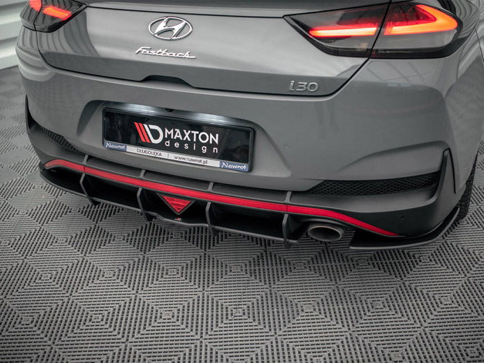 Maxton Design - Street PRO Rear Diffuser Hyundai I30 Fastback N-Line Mk3 Facelift