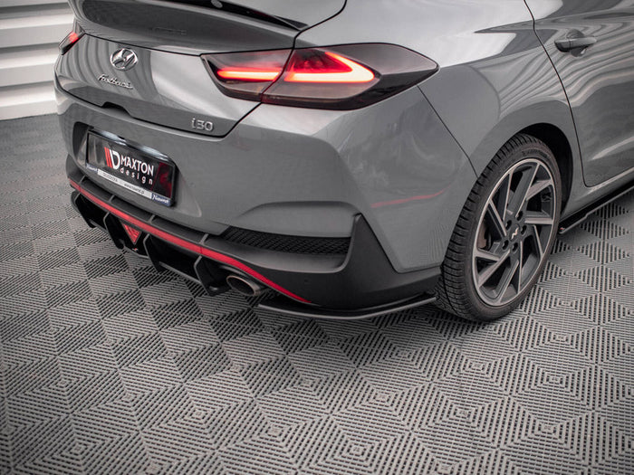 Maxton Design - Street PRO Rear Diffuser Hyundai I30 Fastback N-Line Mk3 Facelift