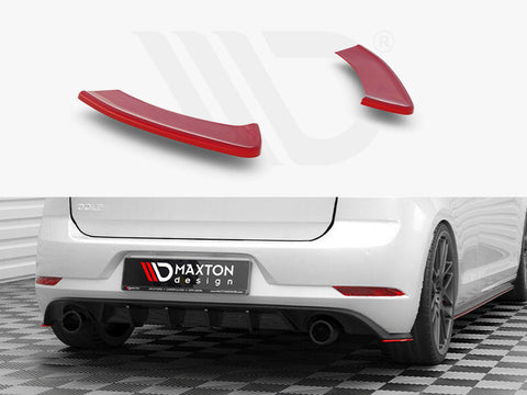 Volkswagen Golf GTI Mk7 Facelift Rear Side Splitters V.2 - Maxton Design