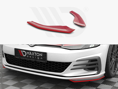 Volkswagen Golf GTI Mk7 Facelift Front Side Splitters - Maxton Design