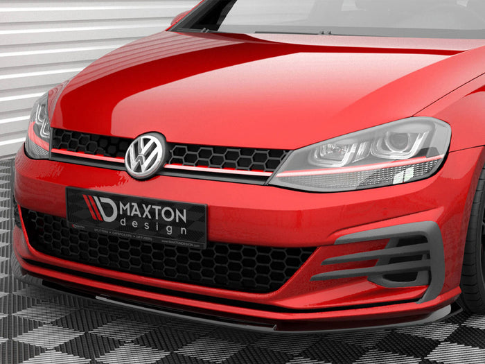 Volkswagen Golf GTI Mk7 Facelift Front Splitter V.3 - Maxton Design