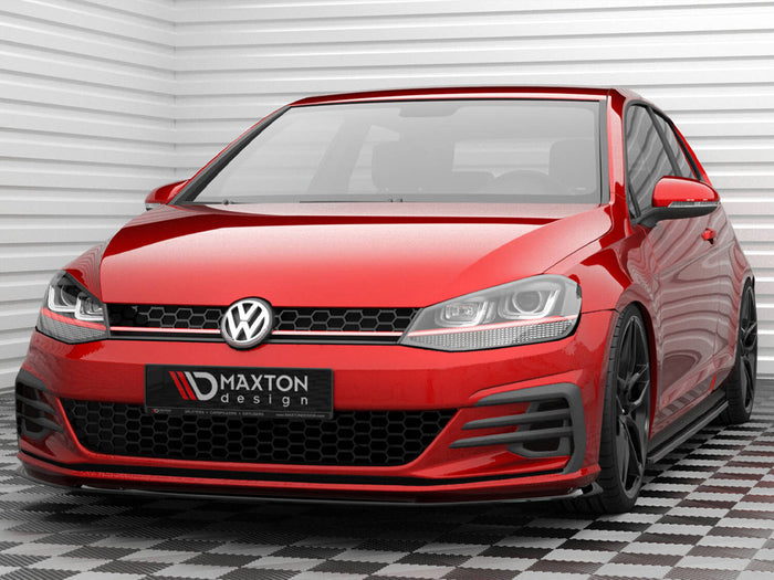 Volkswagen Golf GTI Mk7 Facelift Front Splitter V.3 - Maxton Design
