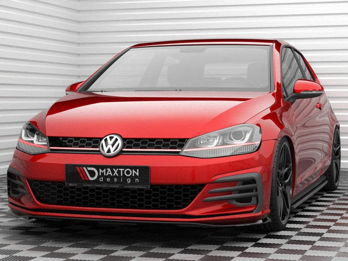 Volkswagen Golf GTI Mk7 Facelift Front Splitter V.4 - Maxton Design