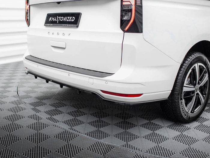 Volkswagen Caddy Maxi Mk5 Rear Splitter (Vertical Bars) - Maxton Design