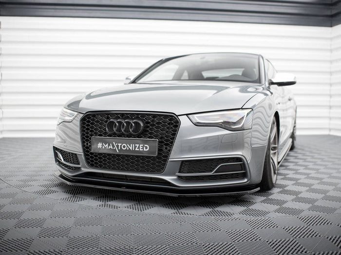 Maxton Design - FRONT SPLITTER V.2 AUDI S5 / A5 S-LINE 8T FACELIFT