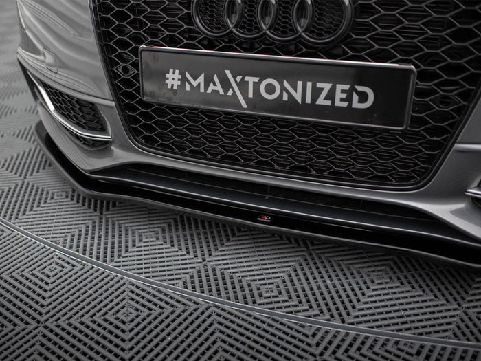 Maxton Design - FRONT SPLITTER V.2 AUDI S5 / A5 S-LINE 8T FACELIFT