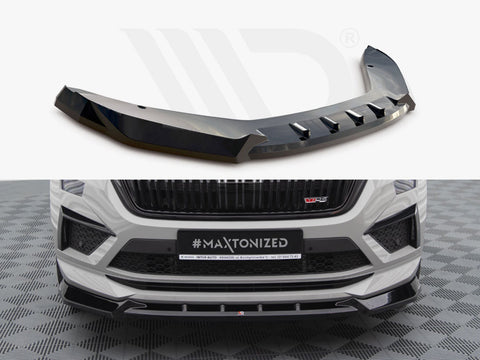 Front Splitter V.1 Skoda Kodiaq RS Mk1 Facelift - Maxton Design