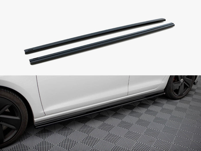 Maxton Design - Side Skirt Diffusers V.1 Volkswagen Golf GTI / GTD Mk7 / Mk7 Facelift (wide)