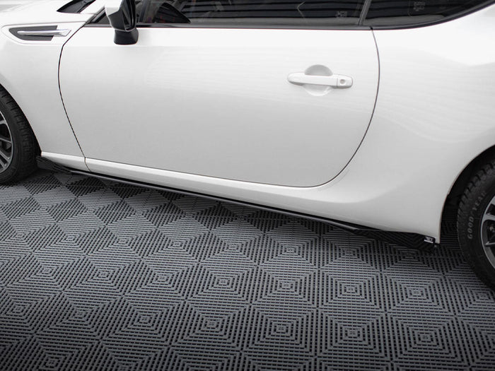 Maxton Design -Street PRO Side Skirts Diffusers + Flaps Subaru BRZ Mk1 / Mk1 Facelift