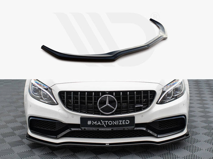 Maxton Design - Front Splitter V.1 Mercedes-AMG C63 Sedan / Estate W205 / S205