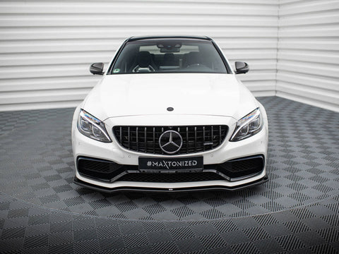 Maxton Design - Front Splitter V.1 Mercedes-AMG C63 Sedan / Estate W205 / S205