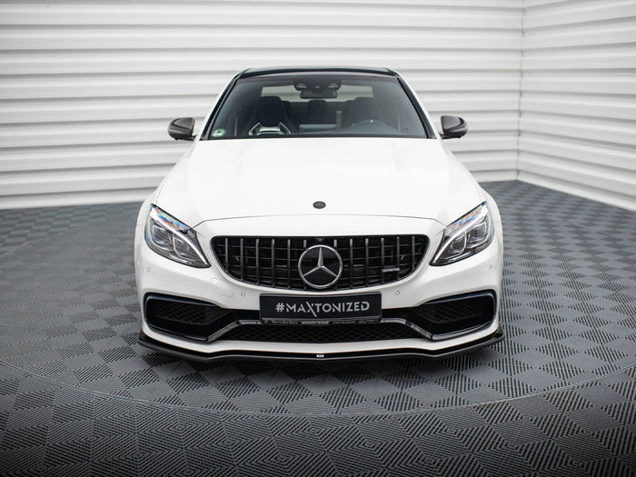 Maxton Design - Front Splitter V.1 Mercedes-AMG C63 Sedan / Estate W205 / S205