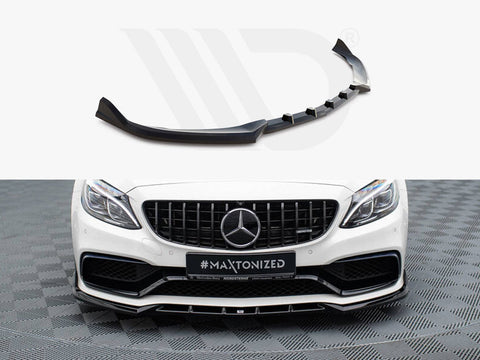 Mercedes-AMG C63 Sedan / Estate W205 / S205 Front Splitter V.2 - Maxton Design