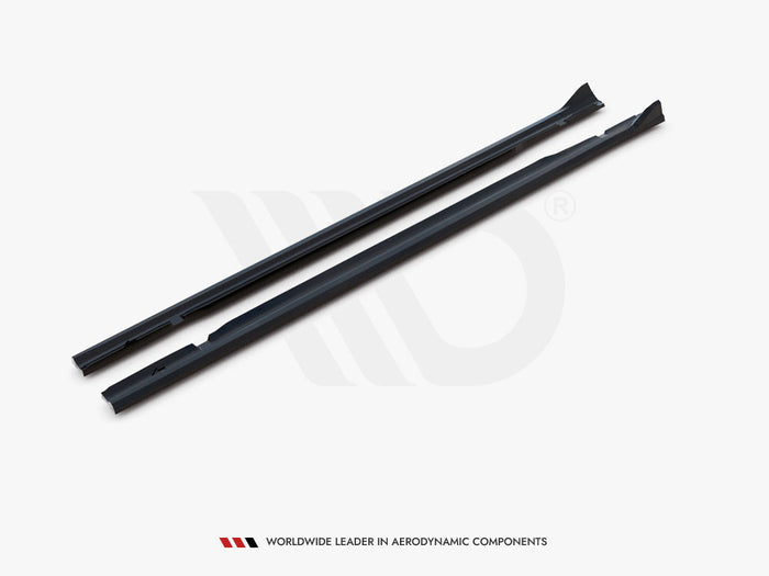 Mercedes-AMG C63 Sedan / Estate W205 / S205 Side Skirts Diffusers V.2 - Maxton Design