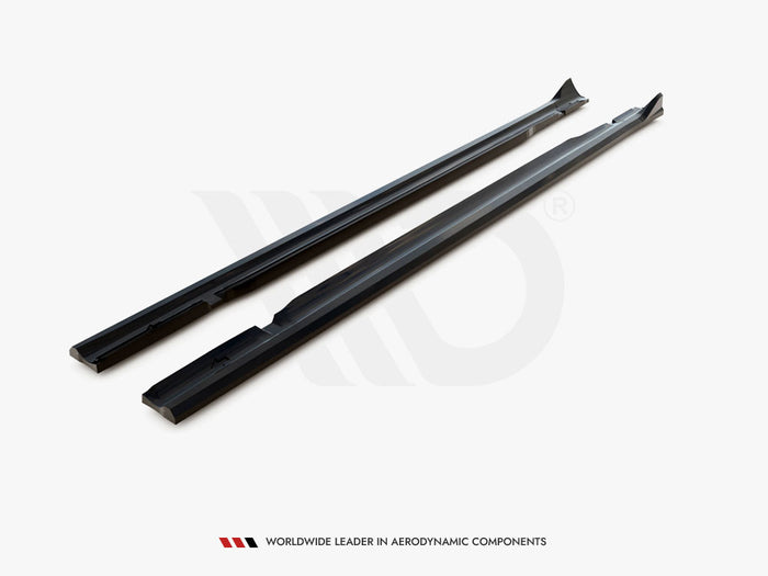 Mercedes-AMG C63 Sedan / Estate W205 / S205 Side Skirts Diffusers V.2 - Maxton Design