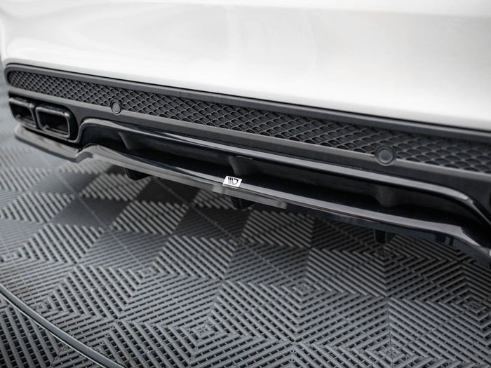 Mercedes-AMG C63 Sedan / Estate W205 / S205 Rear Splitter (Vertical Bars) - Maxton Design