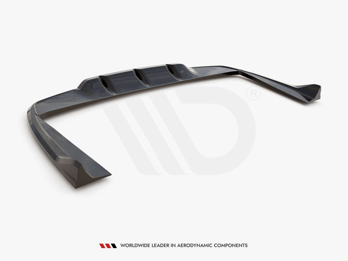 Mercedes-AMG C63 Sedan / Estate W205 / S205 Rear Splitter (Vertical Bars) - Maxton Design