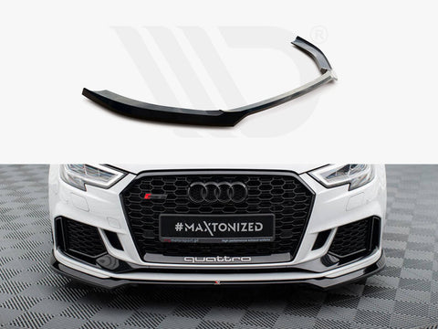 Audi RS3 Sedan 8V Facelift Front Splitter V.5 - Maxton Design