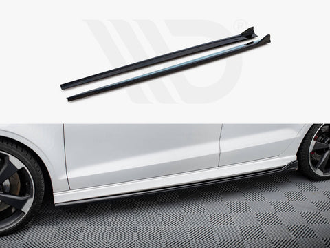 Audi RS3 Sedan 8V Facelift Side Skirts Diffusers V.3 - Maxton Design