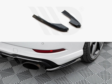 Audi RS3 Sedan 8V Facelift Rear Side Splitters V.2 - Maxton Design