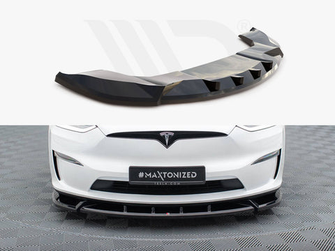 Tesla Model X Mk1 Facelift Front Splitter V.2 - Maxton Design