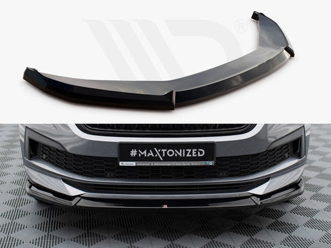 Front Splitter V.1 Skoda Kodiaq Sportline Mk1 Facelift - Maxton Design