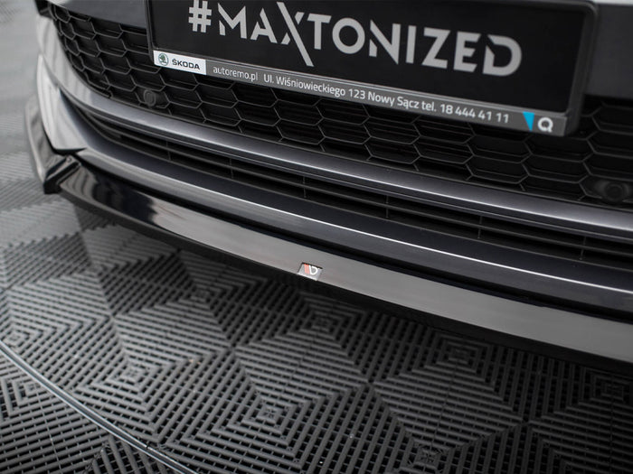 Front Splitter V.1 Skoda Kodiaq Sportline Mk1 Facelift - Maxton Design