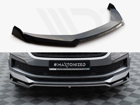 Front Splitter V.2 Skoda Kodiaq Sportline Mk1 Facelift - Maxton Design