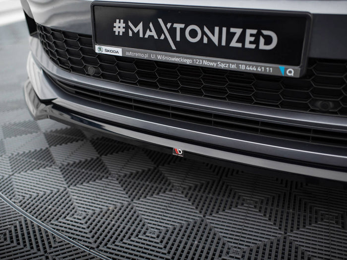 Front Splitter V.2 Skoda Kodiaq Sportline Mk1 Facelift - Maxton Design