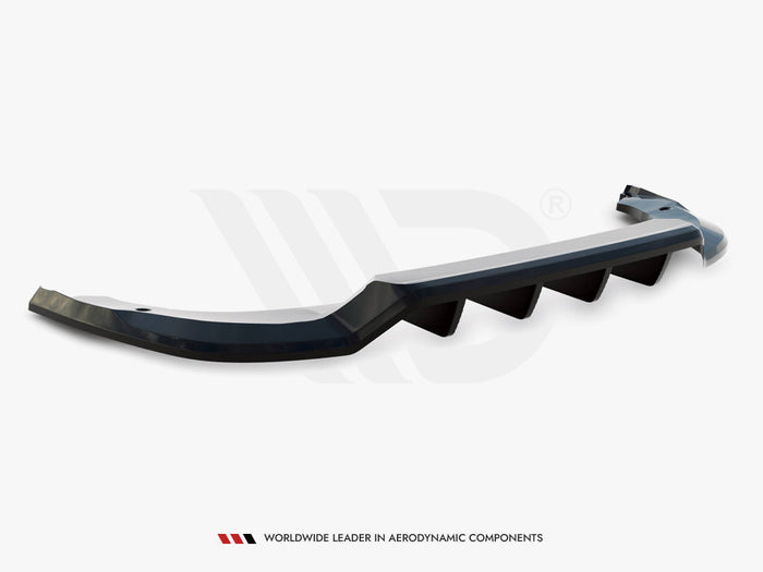 Rear Splitter (Vertical Bars) Skoda Kodiaq Sportline Mk1 Facelift - Maxton Design