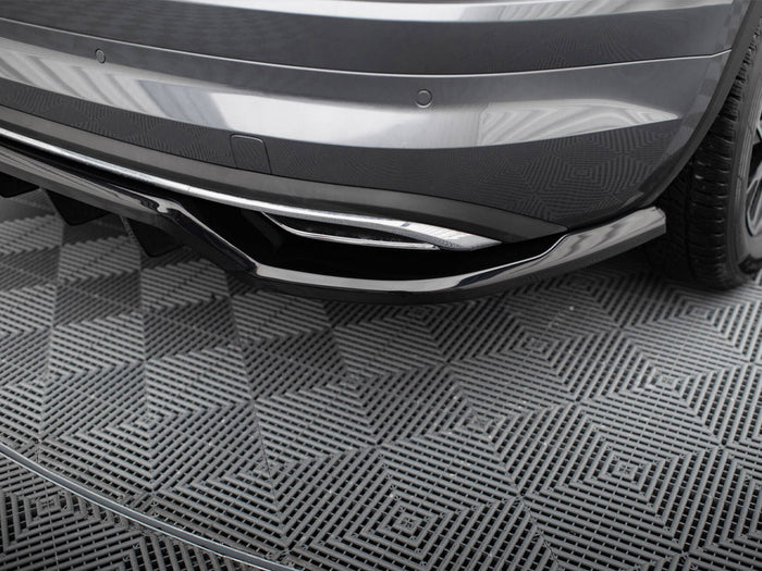 Rear Splitter (Vertical Bars) Skoda Kodiaq Sportline Mk1 Facelift - Maxton Design