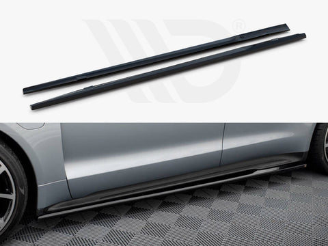 Porsche Taycan Sport Design / Taycan 4 Sport Design / Taycan 4S Sport Design / Taycan GTS Sport Design Mk1 Side Skirts Diffusers - Maxton Design