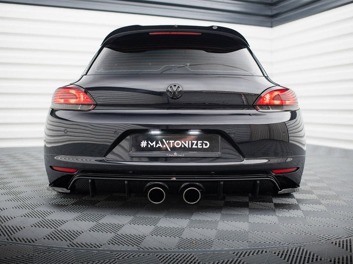 Maxton Design - REAR VALANCE V.2 VOLKSWAGEN SCIROCCO MK3 (R32 EXHAUST)