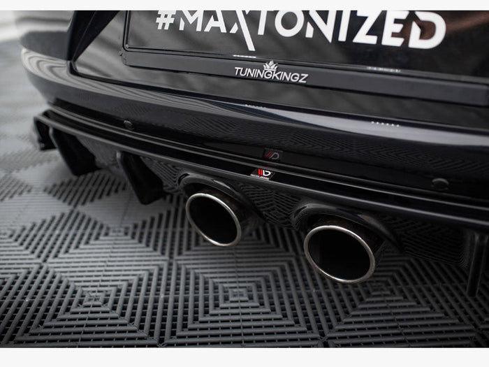 Maxton Design - REAR VALANCE V.2 VOLKSWAGEN SCIROCCO MK3 (R32 EXHAUST)