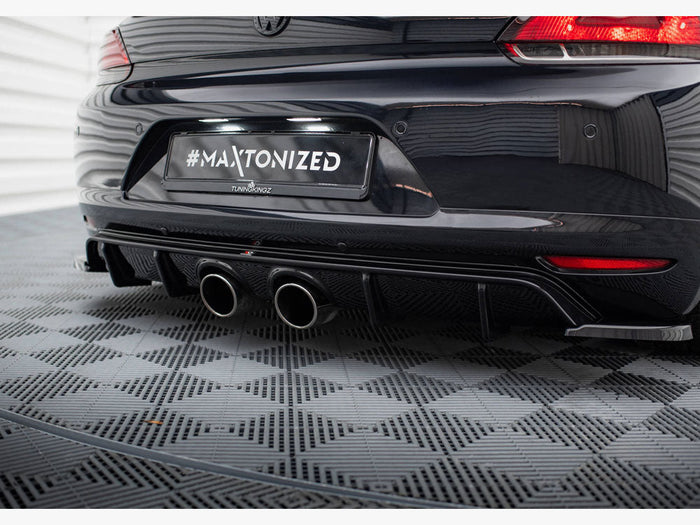 Maxton Design - REAR VALANCE V.2 VOLKSWAGEN SCIROCCO MK3 (R32 EXHAUST)