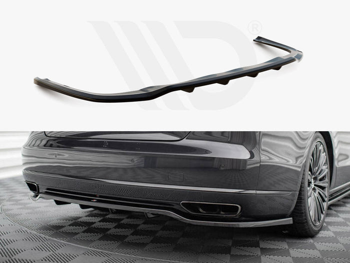 Maxton Design - CENTRAL REAR SPLITTER (VERTICAL BARS) AUDI A8 D4 FACELIFT (2013-2017)