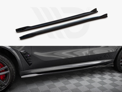 BMW X5 M F95 Facelift Side Skirts Diffusers - Maxton Design