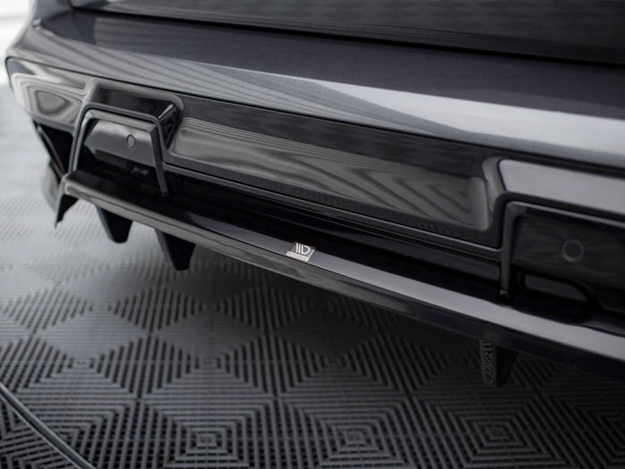 BMW X5 M F95 Facelift Central Rear Splitter (Vertical Bars) - Maxton Design