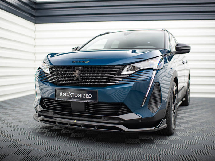 Peugeot 3008 GT-Line Mk2 Facelift Front Splitter - Maxton Design