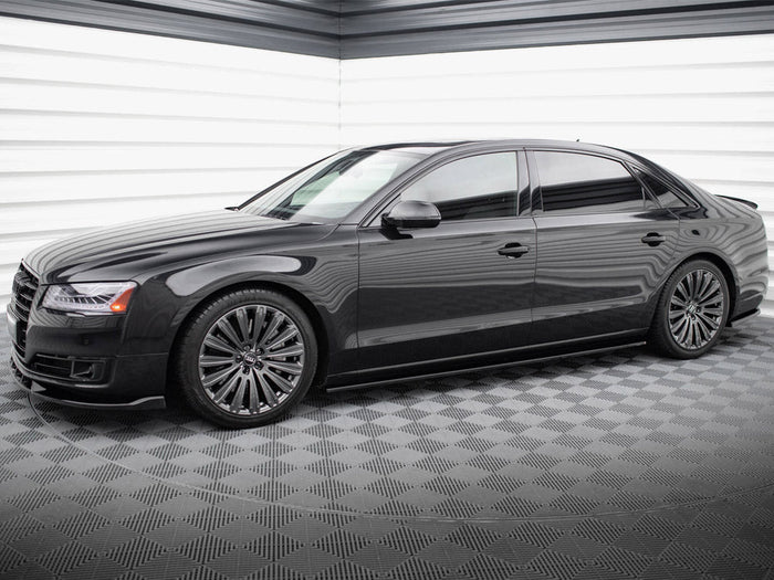 Maxton Design - SIDE SKIRTS DIFFUSERS AUDI A8 LONG D4 (2009- 2017)