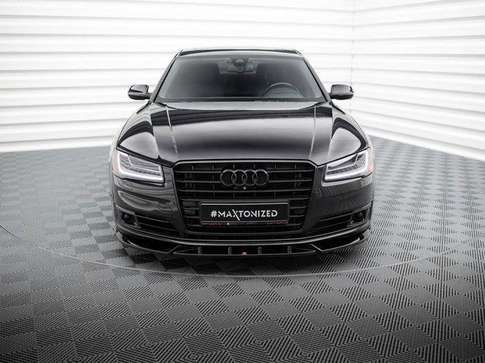 Audi A8 D4 Facelift Front Splitter - Maxton Design