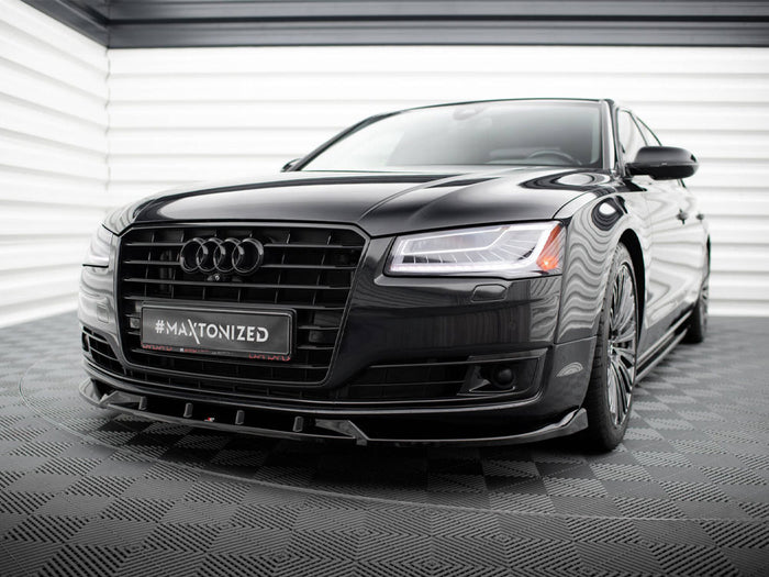 Audi A8 D4 Facelift Front Splitter - Maxton Design
