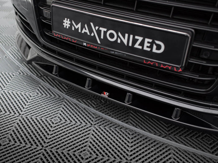 Audi A8 D4 Facelift Front Splitter - Maxton Design
