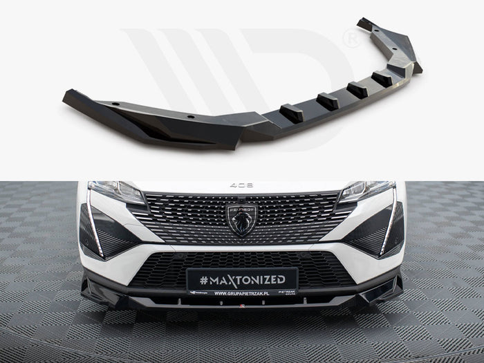 Peugeot 408 Mk1 Front Splitter - Maxton Design